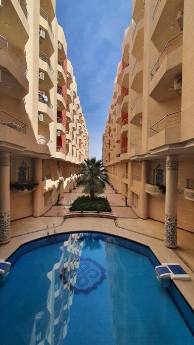 הורגהדה Casablanca Beach Direct Sea View Tow Bedroom Apartment מראה חיצוני תמונה